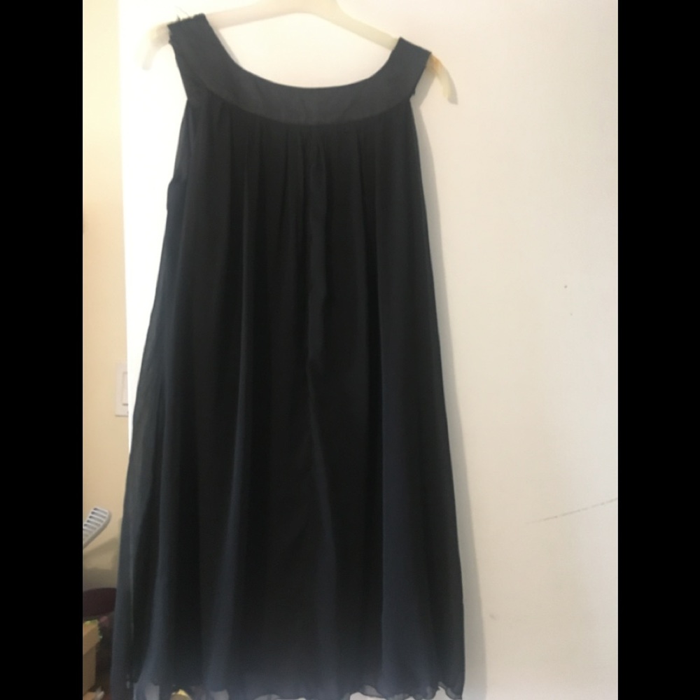 SZ medium black sheer dress
